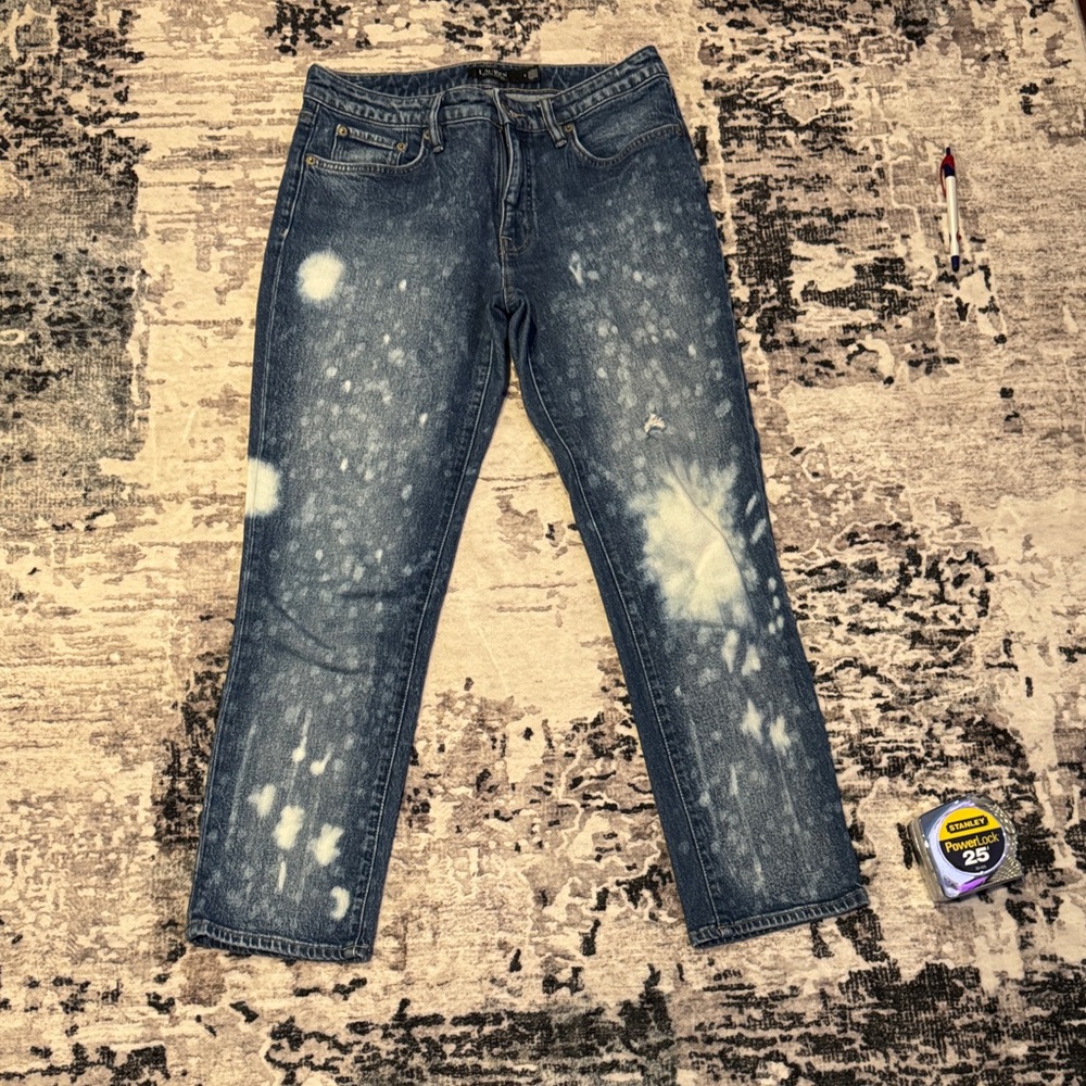 Women’s Lauren Ralph Lauren Distressed Blue Jeans like new size 6